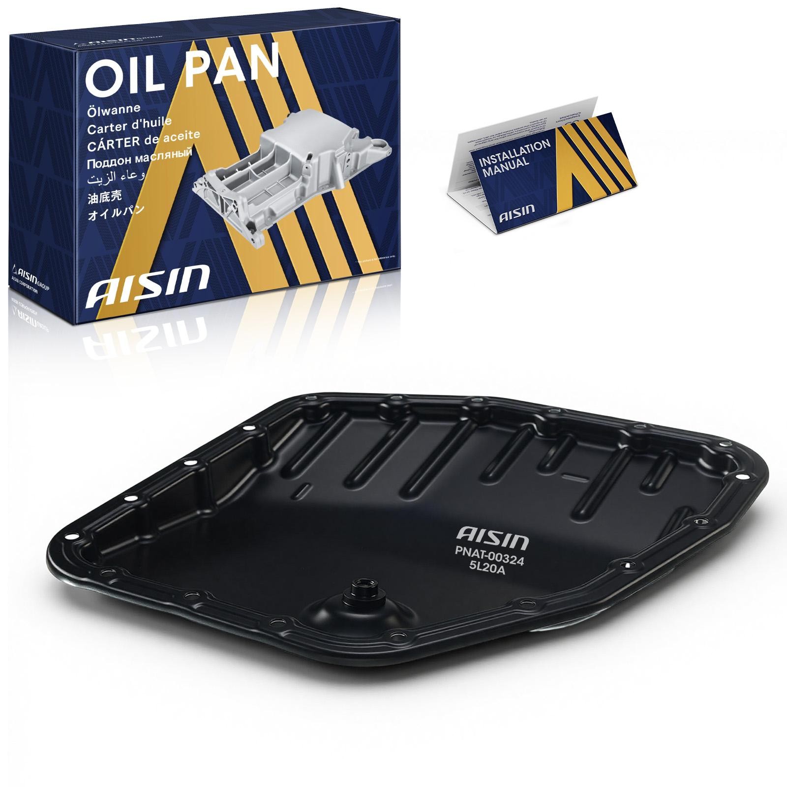 AISIN PNAT-00324 Transmission Oil Pan for Toyota Corolla Matrix 2003-2008 1.8L