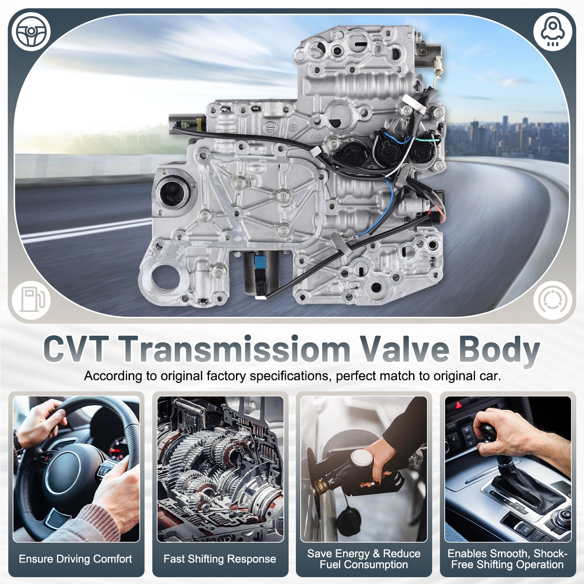 New TR690 CVT Transmission Valve Body For Subaru Forester Legacy Impreza Outback