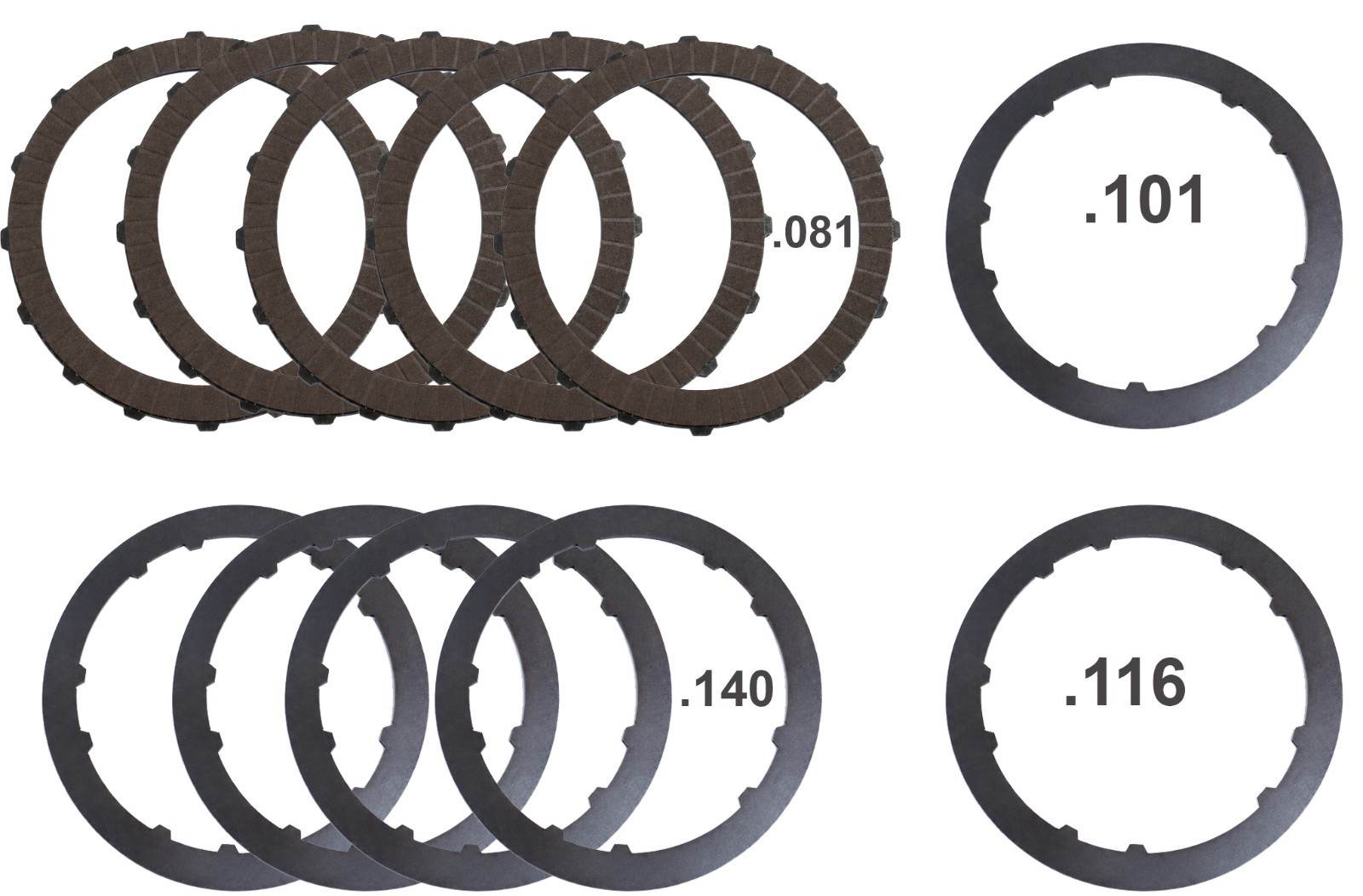 GM 10L80 E Clutch Pack Kit G3 Frictions & Steels 2017-Up 10 Speed Transmission