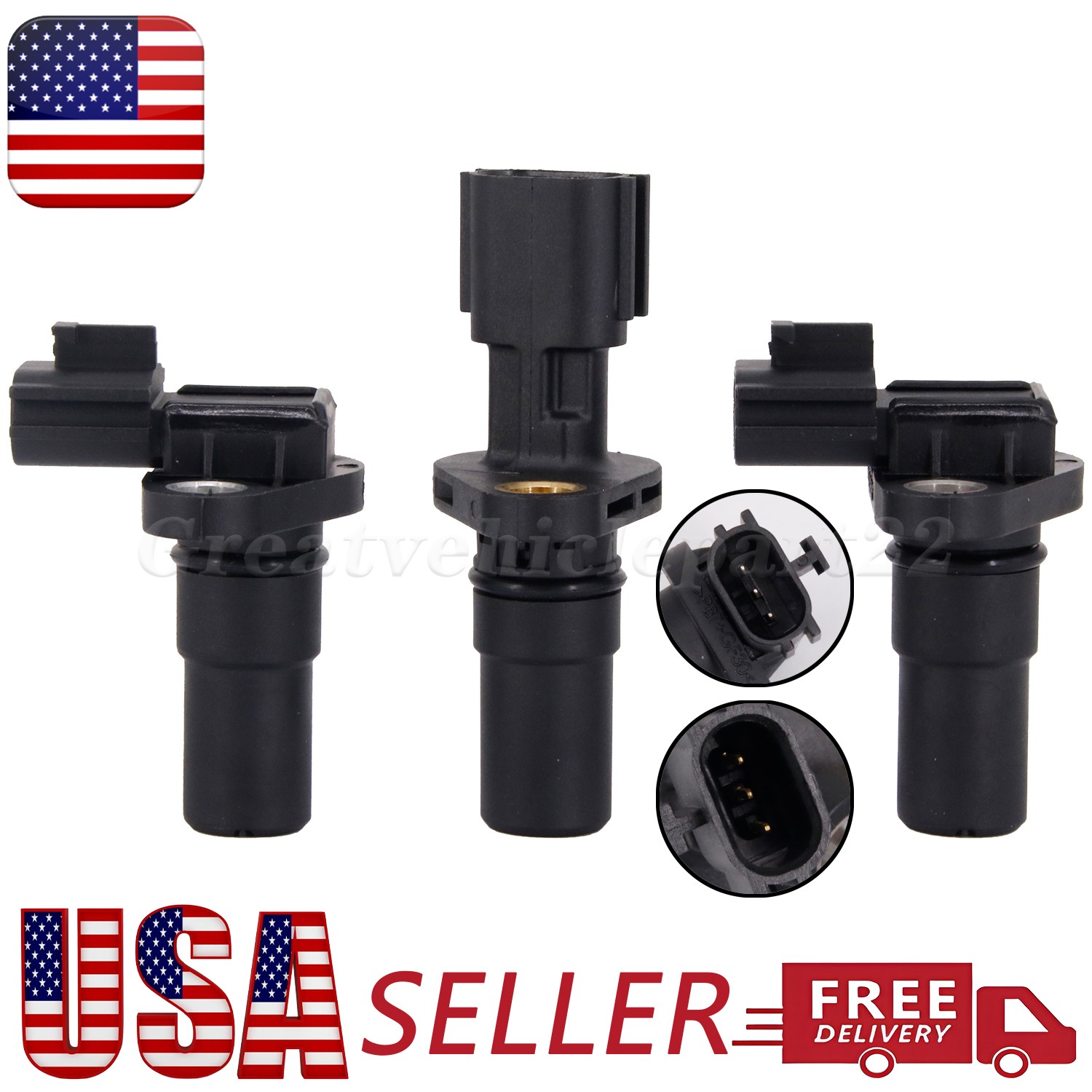 For Nissan Altima Infiniti Input Output Speed Sensor CVT CVT7 RE0F11A JF015E