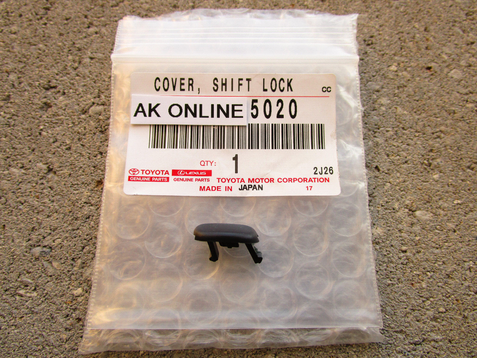 FITS: 93 – 02 TOYOTA 4RUNNER A/T SHIFTER LOCK RELEASE BUTTON COVER OEM OEM NEW