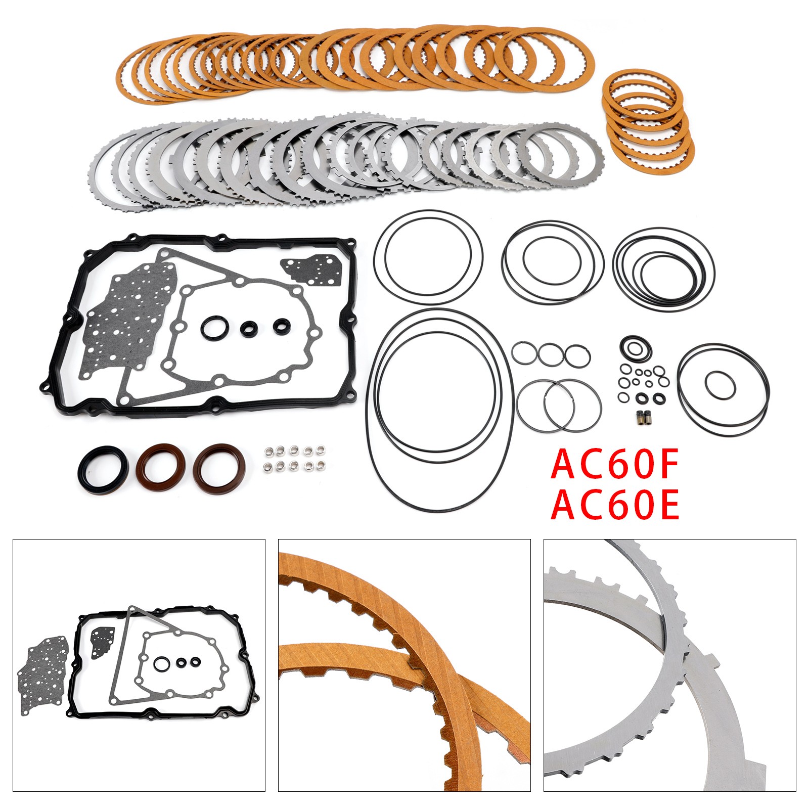 AC60F AC60E Auto Transmission Master Rebuild Kit Seal Fit For Toyota Prado 2.7L