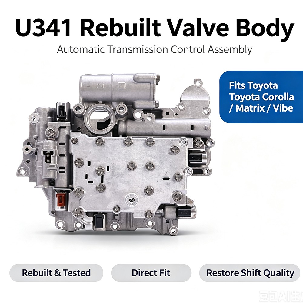U340E U341E U341F Transmission Valve Body For TOYOTA Corolla Scion Matrix