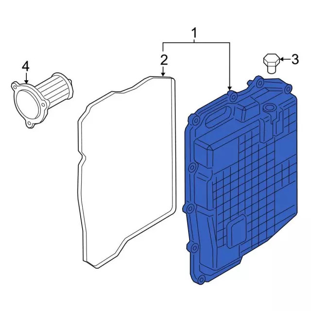 Genuine Ford Side Cover JM5Z7G004A
