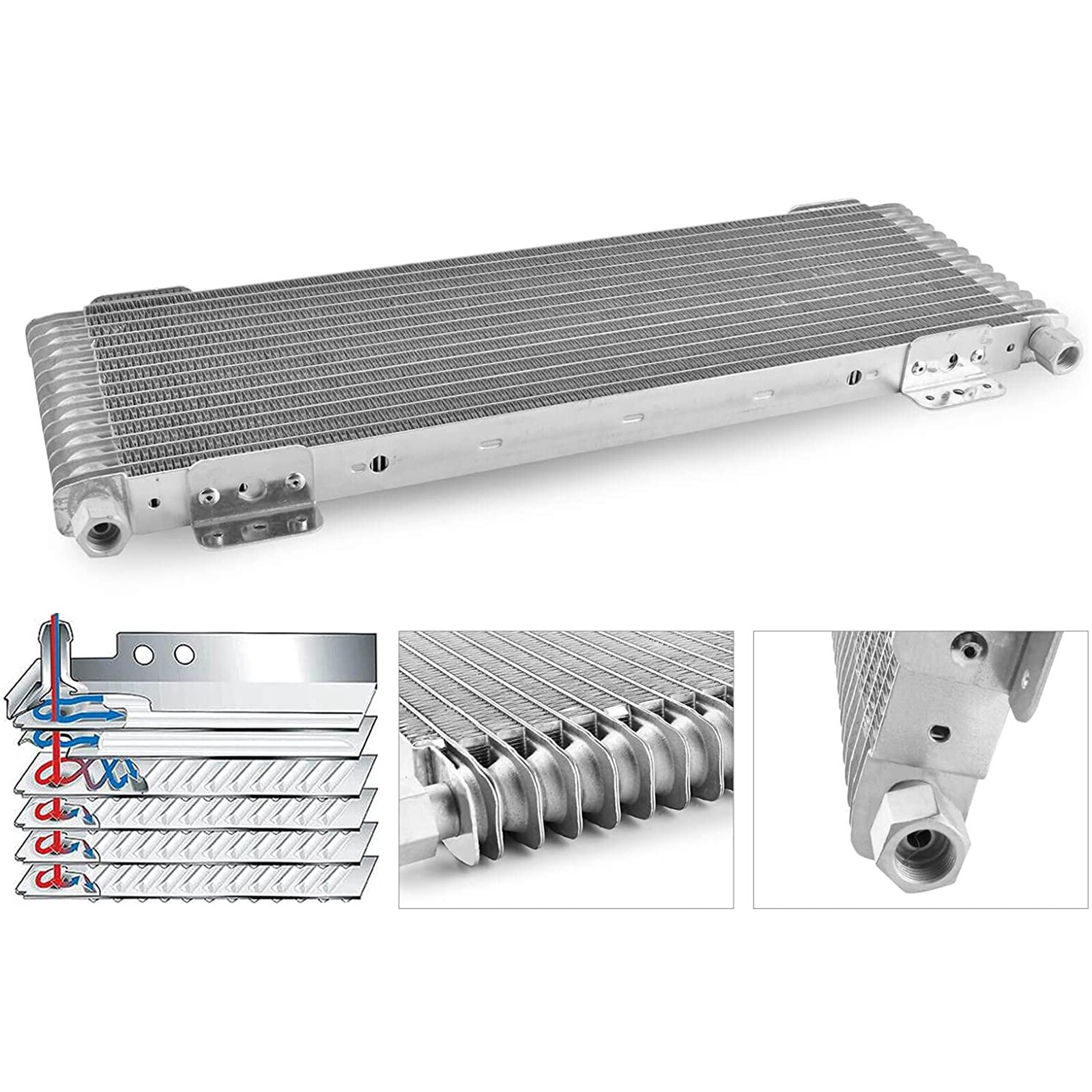 40,000 GVW Transmission Oil Cooler Low Pressure Drop OC-47391 LPD47391