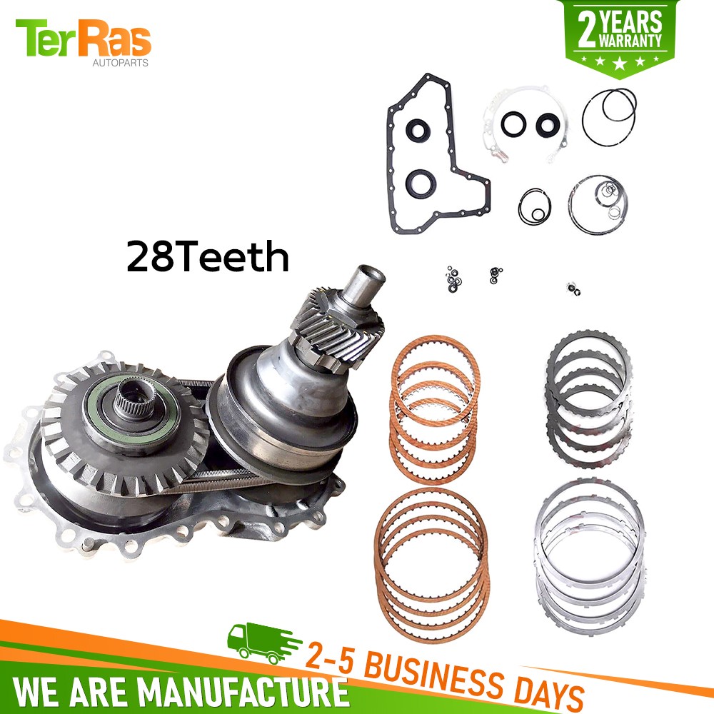 For Nissan 28T RE0F09A JF010E Transmission CVT Pulley w/Belt/Chain&Rebuild Set