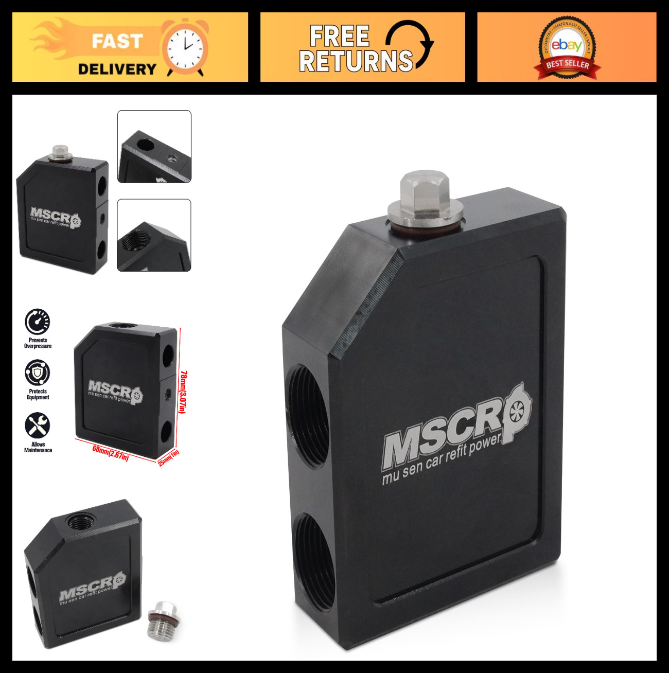 Transmission Cooler Thermostatic Bypass Upgrade for 6.7L Diesel 68RFE 2019+