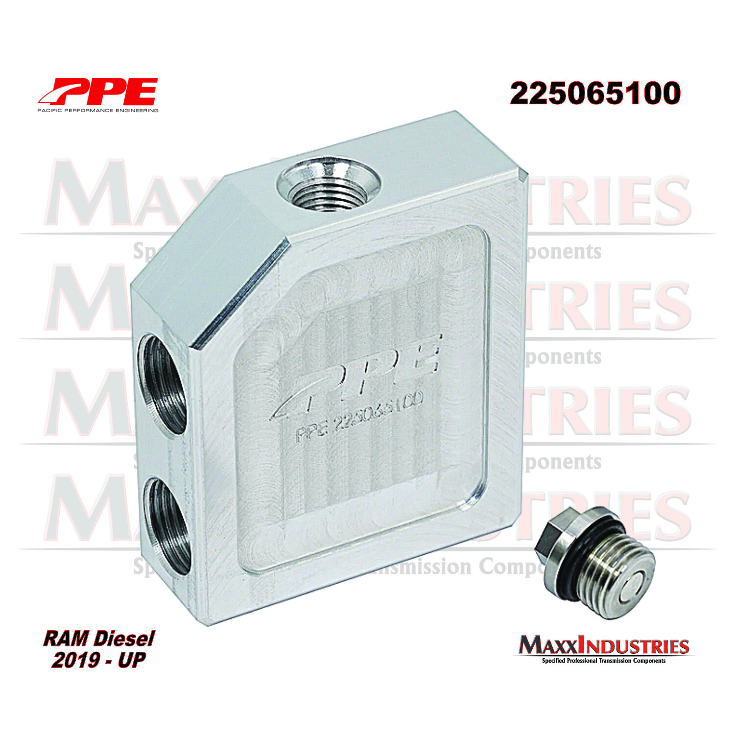 PPE Transmission Cooler Thermostatic Bypass Upgrade For 6.7L Cummins 68RFE 2019+