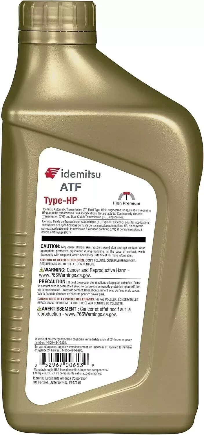 10 Quart Pack Automatic Transmission oil Fluid Set ATF TYPEHP for Subaru TYPE-HP