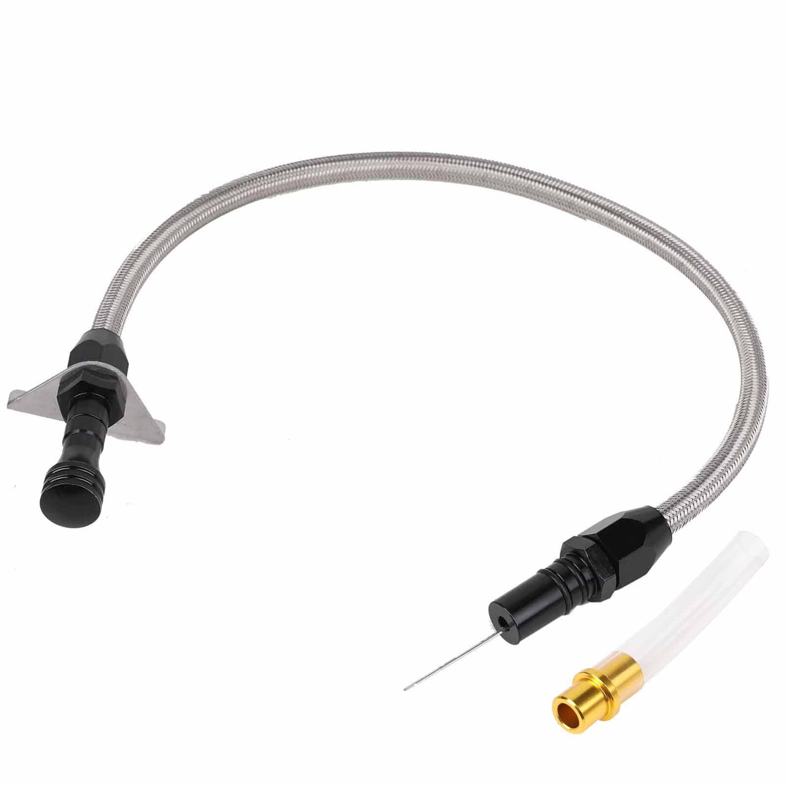 Firewall Mount Flexible Braided Transmission Dipstick Stainless Steel Tube 4l80e