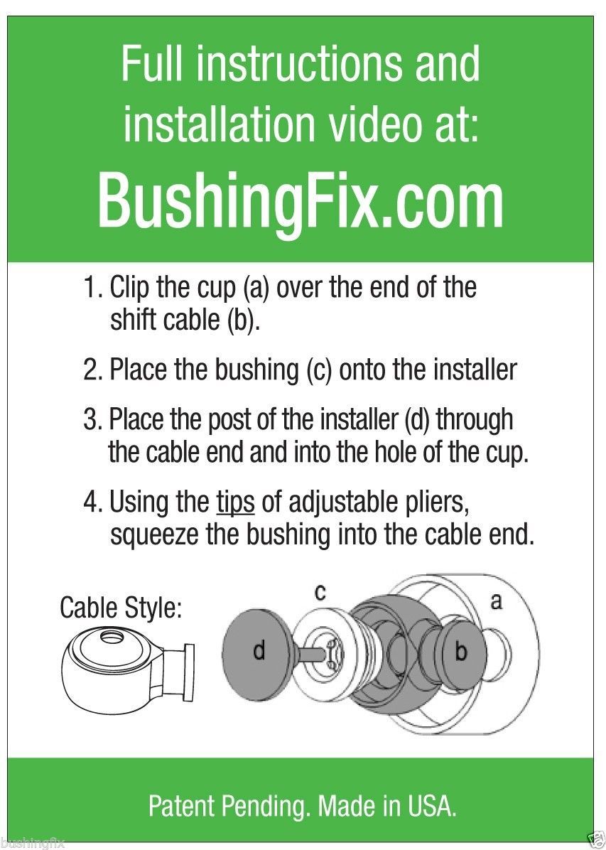 Chevrolet Cavalier Shift linkage bushing – EASY INSTALLATION