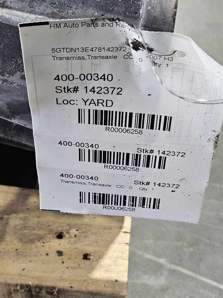 2007 GMC Canyon Automatic Transmission 3.7L 4WD OEM Colorado