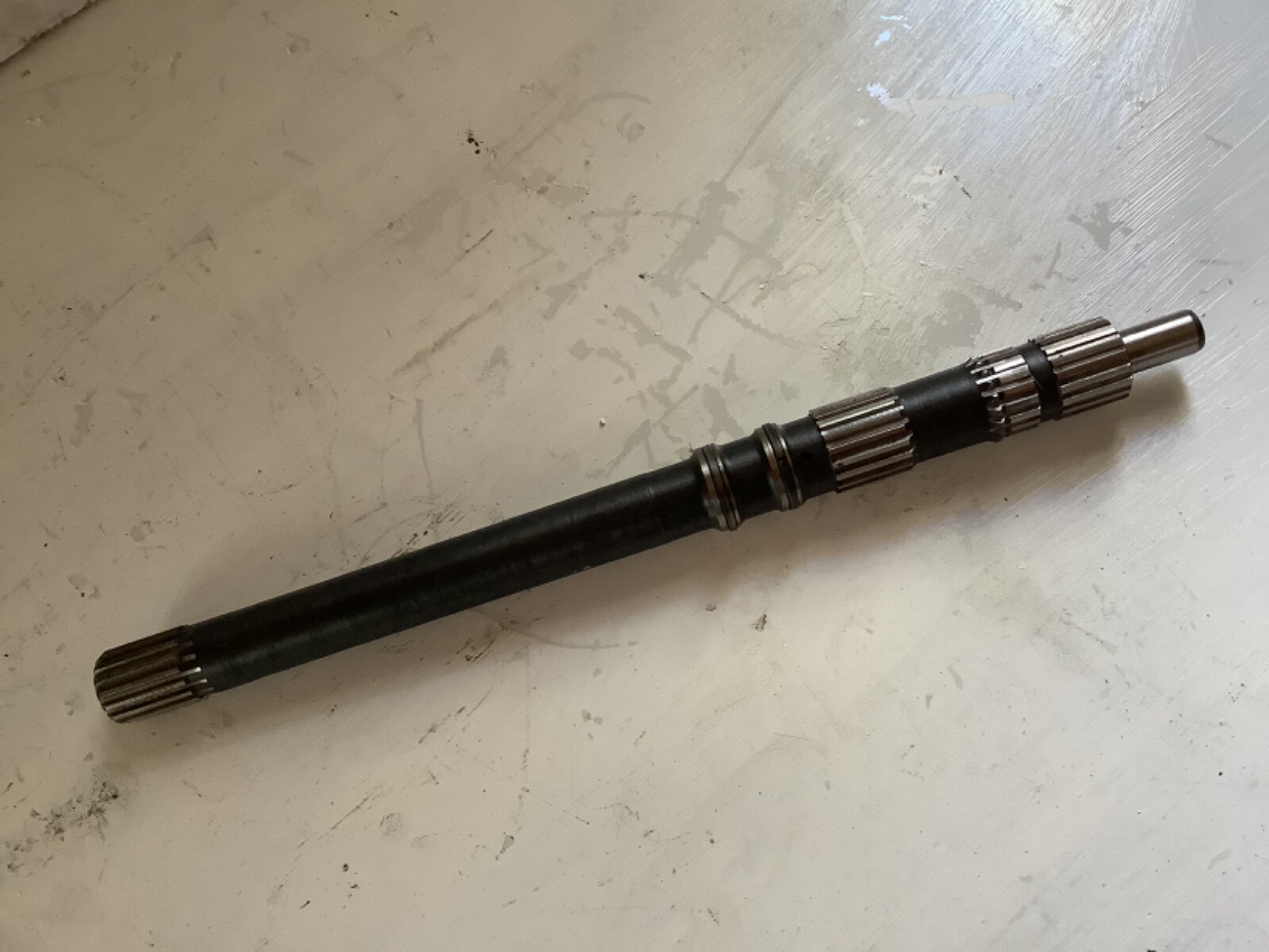 GM POWERGLIDE INPUT SHAFT 17/19 SPLINE 12 5/8 LONG STEEL CHEVROLET GMC CHEVY