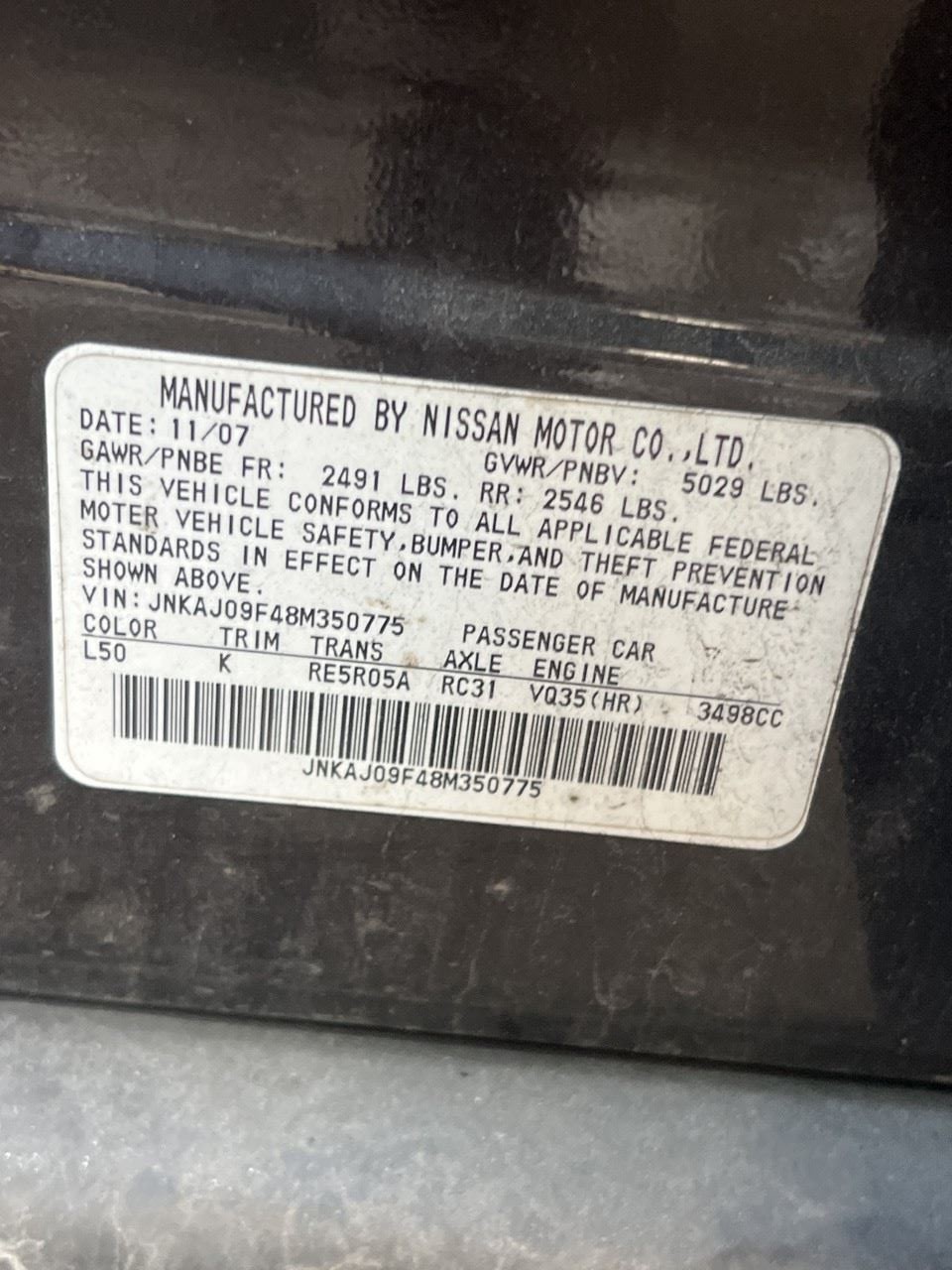 2003-2008 Infiniti FX Transfer Case Automatic Transmission OEM 38290
