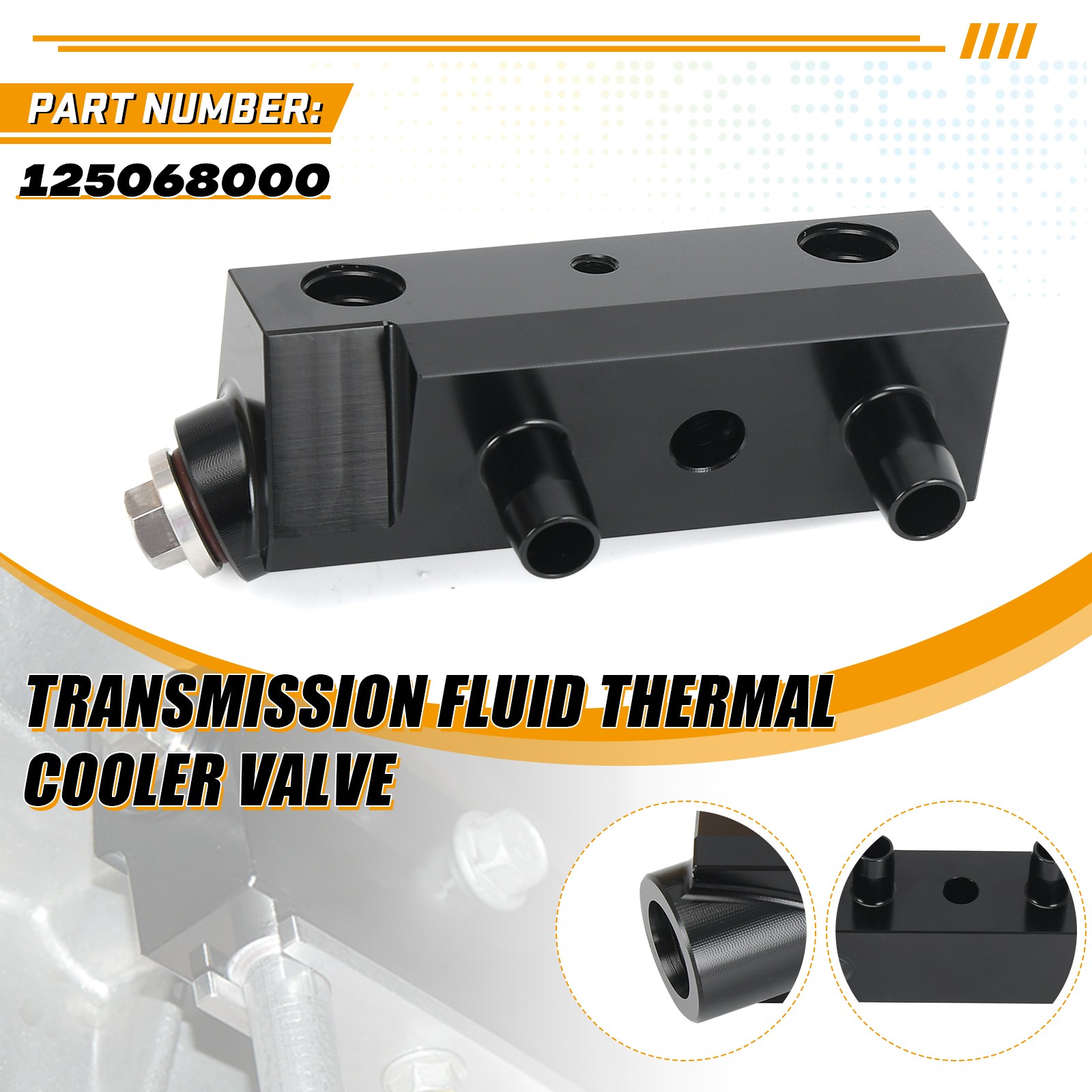 Automatic Transmission Fluid Thermal Cooler Valve For GM Silverado Sierra 6L80