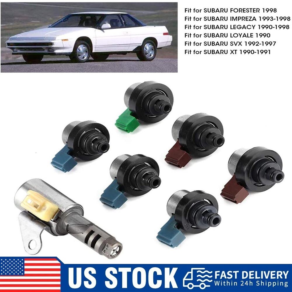 7PCS 4EAT Transmission solenoid kit For Subaru Forester 2.4L 2.5L