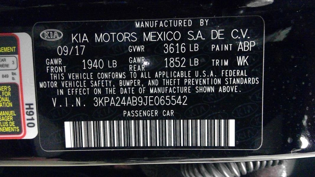 6 Speed Automatic Transmission 450002F410 Fits 18-19 Accent and Rio 2255508