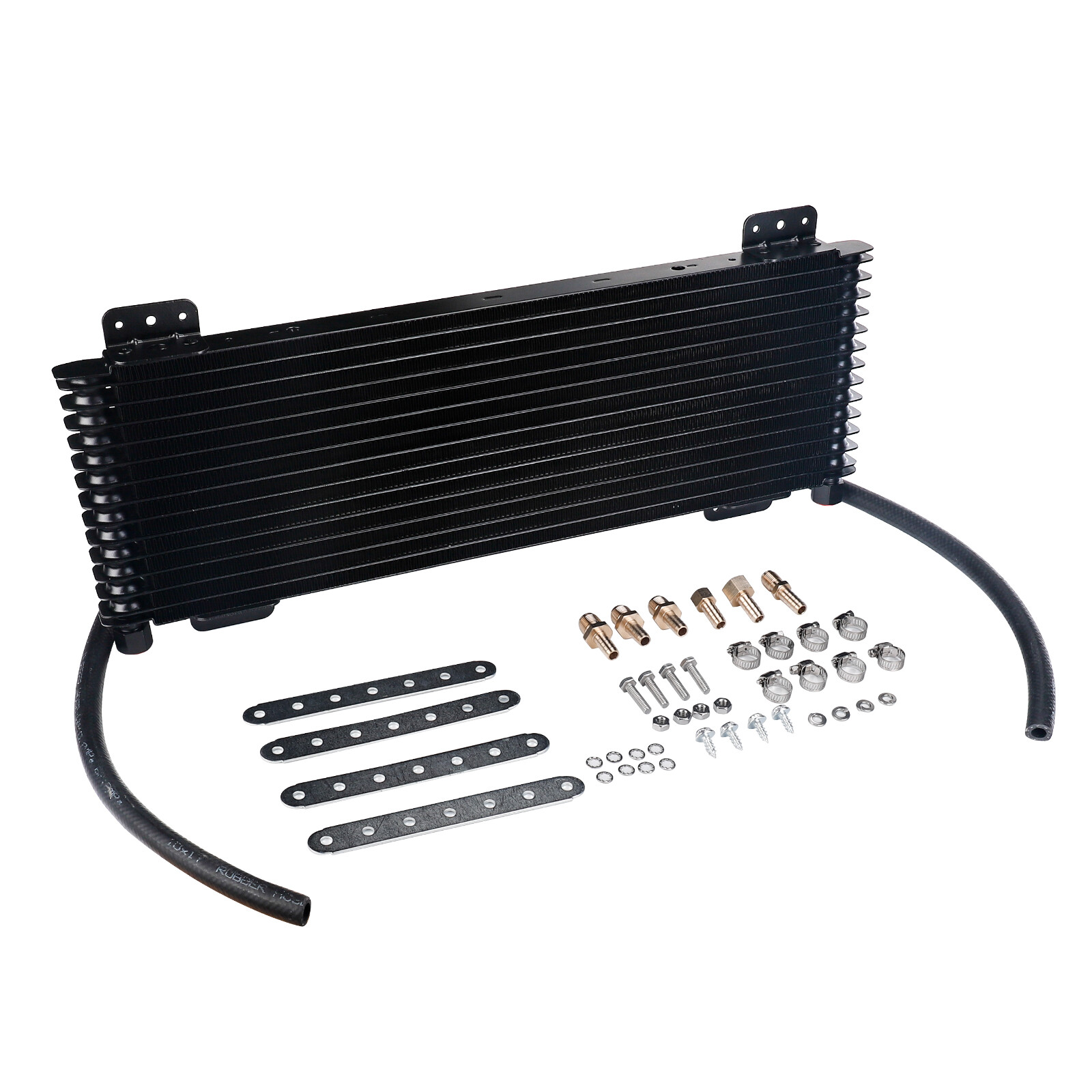 Black Transmission Oil Cooler Low-Pressure Drop 40,000 40K GVW Max LPD47391