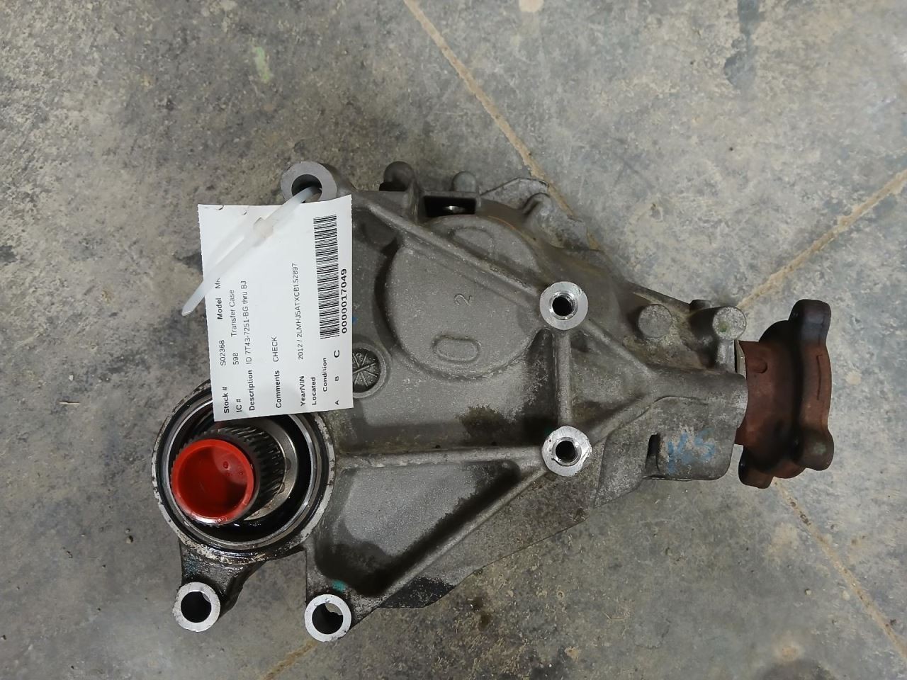 Transfer Case AWD Fits 07-15 MKX 100396