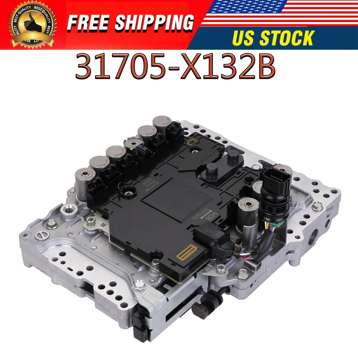 Valve Body & Solenoid For 2014 2015 Infinity Q50 3.7L 31705-X132B RE7R01A FAST