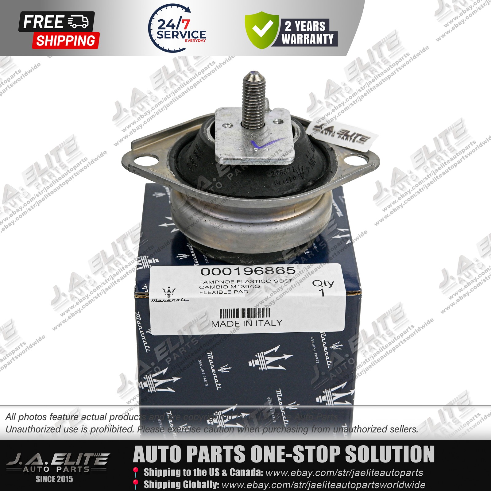 3pcs Genuine Engine & Transmission Mount kit fit Maserati Quattroporte GT GC