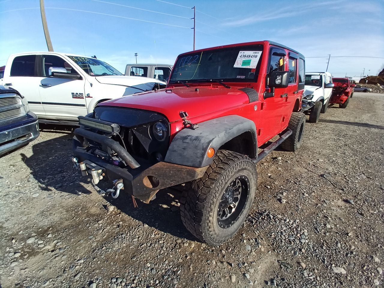 Auto Transmission Crossmember from 2014 Jeep JK Wrangler 3.6L 4×4 12618751