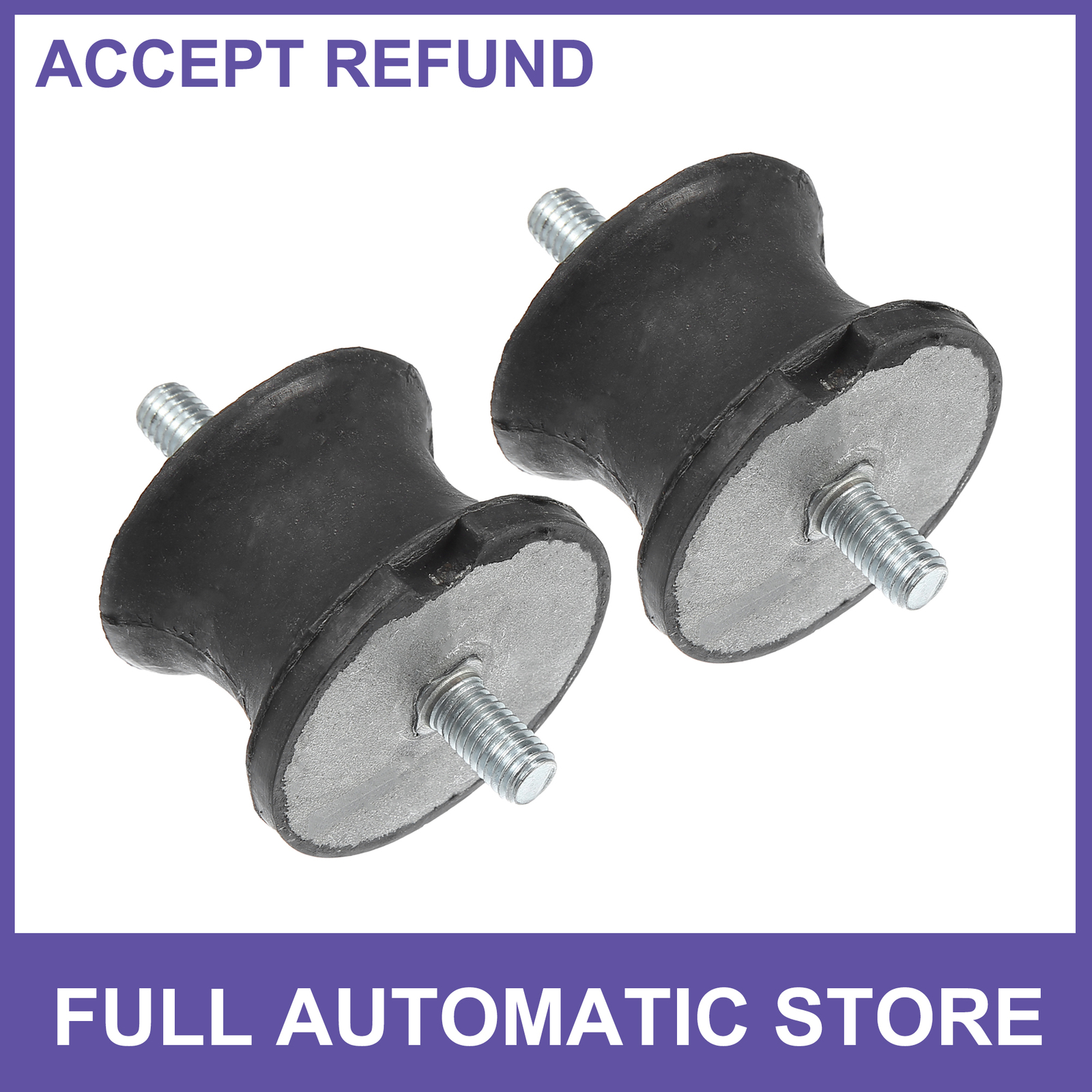 Automatic Transmission Mounting TWO Custom for BMW 1 Series M 2011 Black Metal