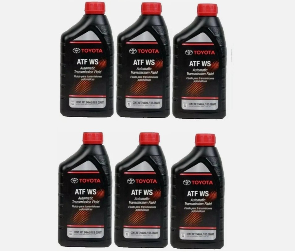 Toyota Lexus ATF WS Automatic Transmission Fluid 6 Quart Pack OEM Genuine