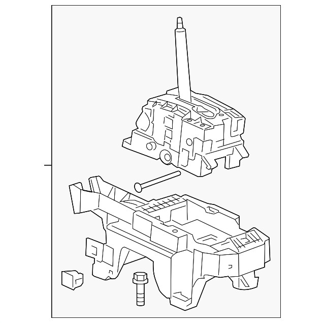 Genuine GM Automatic Transmission Shift Lever Assembly 23464321