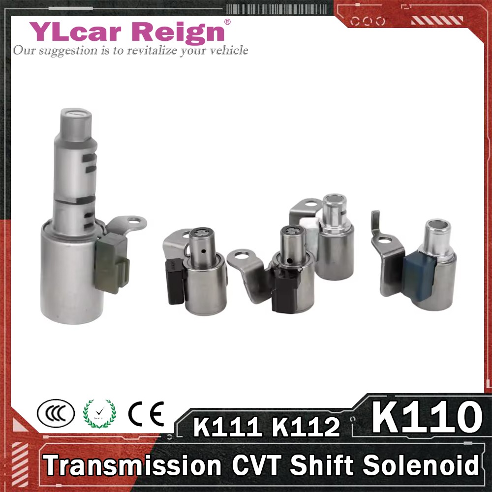 K110 K111 K112 CVT Transmission 5Pcs Solenoid Valve For Toyota Verso L4 1.8L