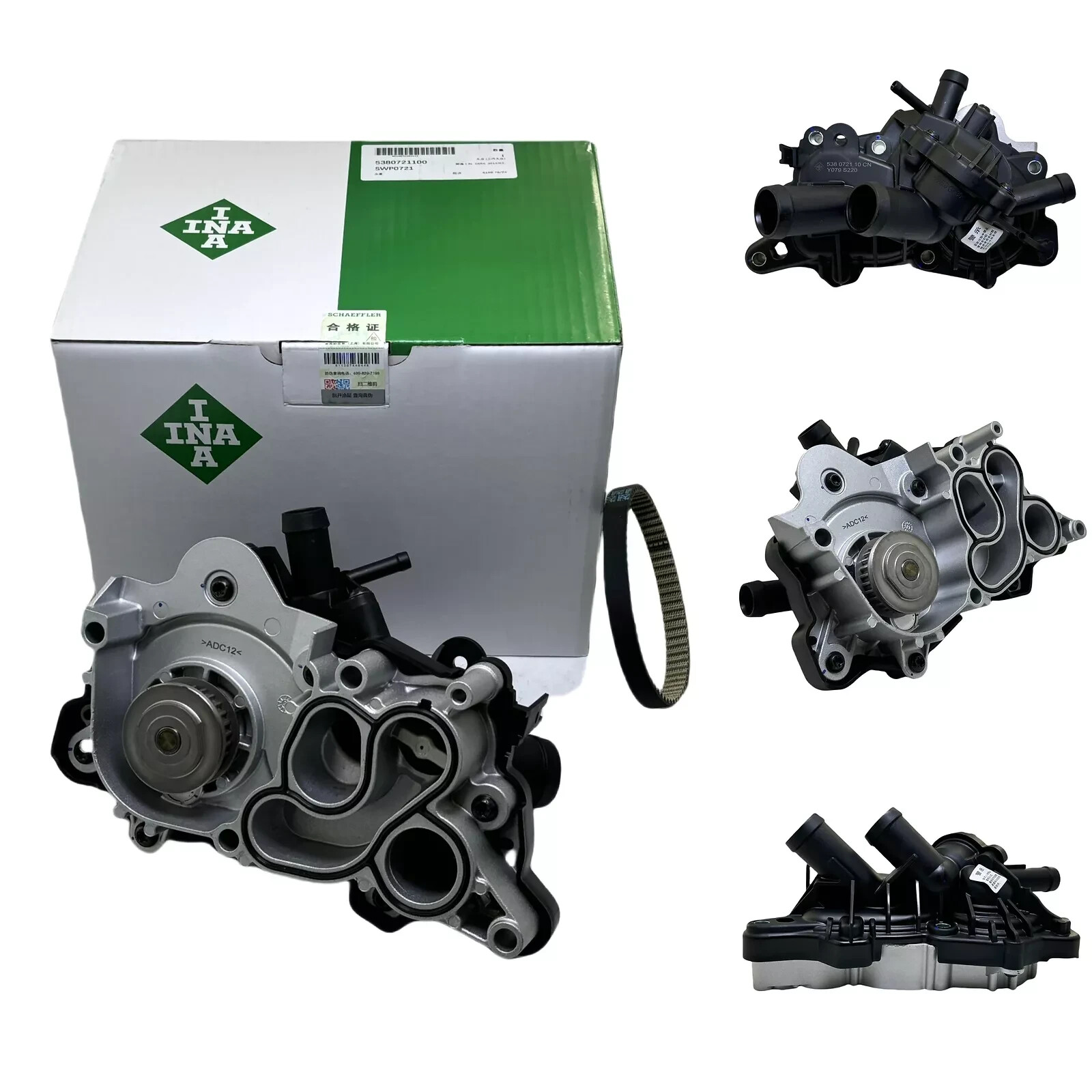 OEM Water Pump with Belt 04E121600AL for VW GLi GTi GOLF MK7 1.2 1.4TFSI