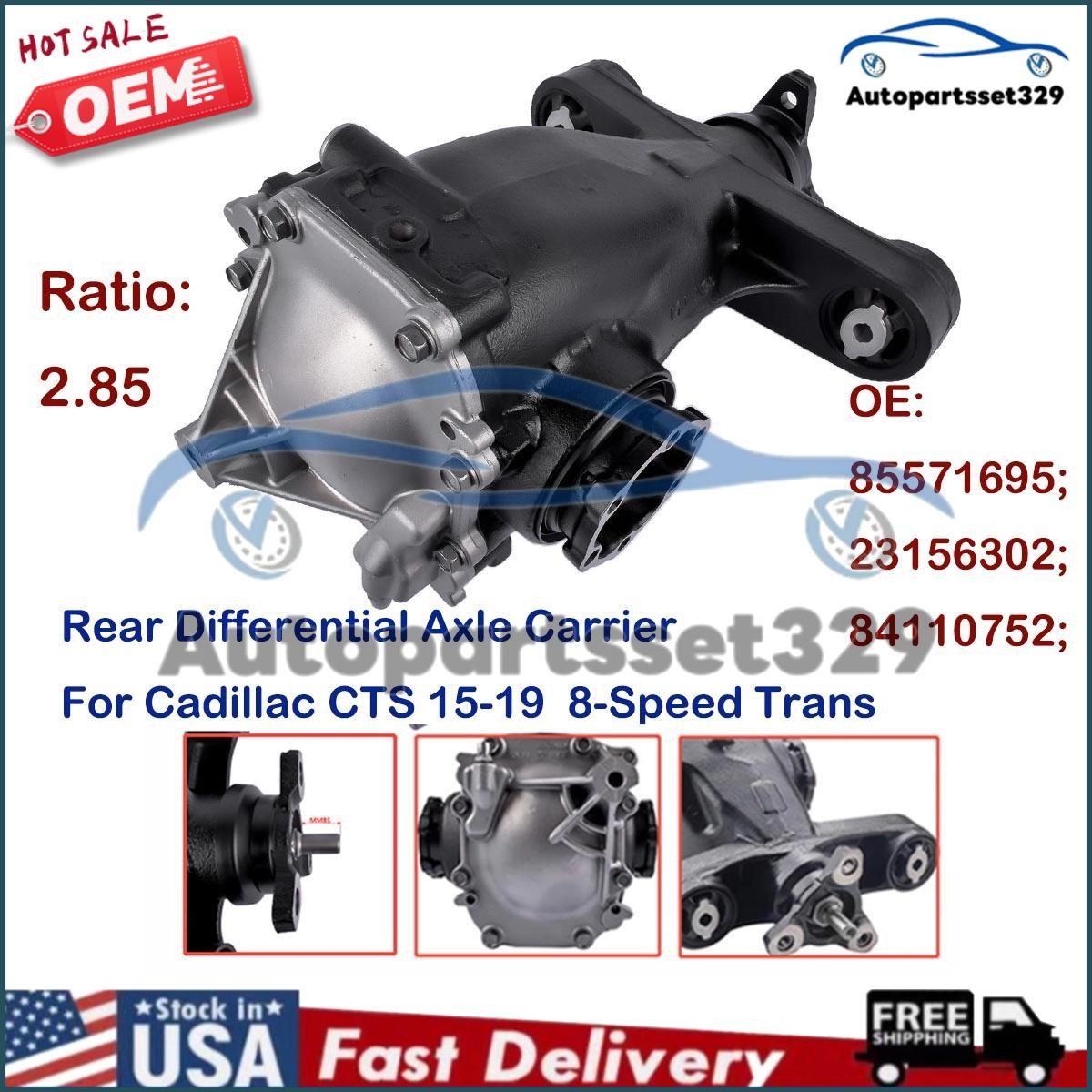 Rear Differential Axle Carrier for Cadillac CTS 2015-19 2.85 Ratio 8-Speed Trans
