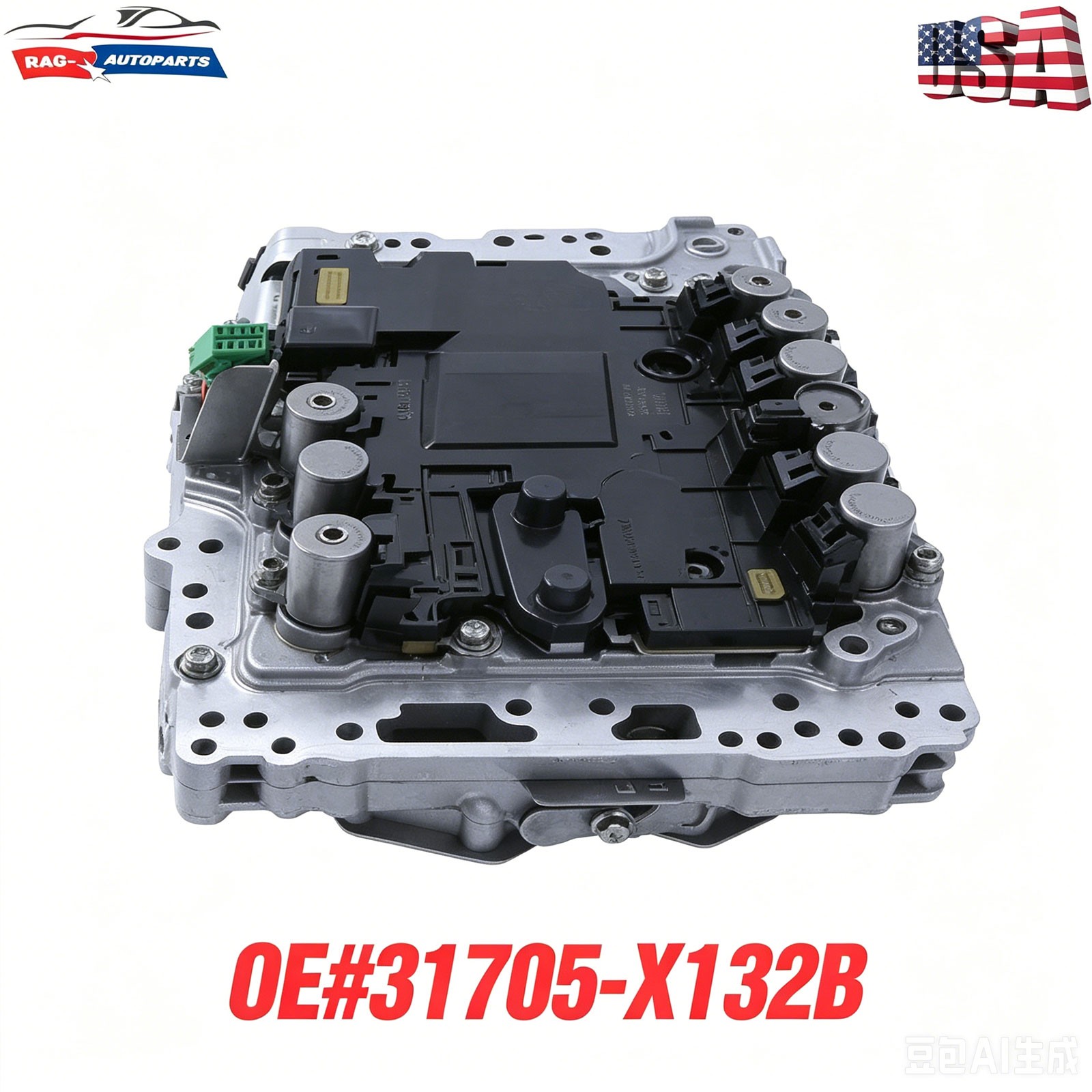 31705-X132B Valve Body W/ Solenoid For 14–15 Nissan Infinity Q50 3.7L V6 w/ M3B