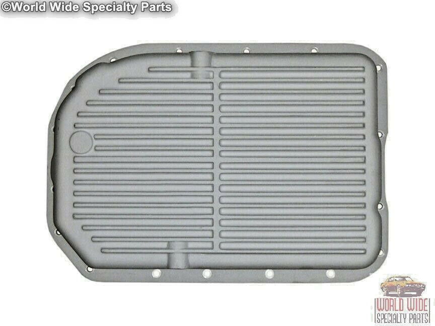 GM 4L80E, 4L85E Deep Transmission Pan, Extra Cap, Cast Aluminum for Cars and H1