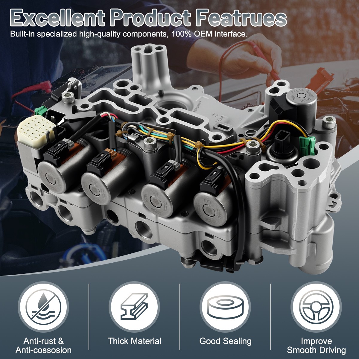 OEM Transmission Valve Body CVT For 2013-2016 Nissan Sentra 1.8L RE0F11A JF015E