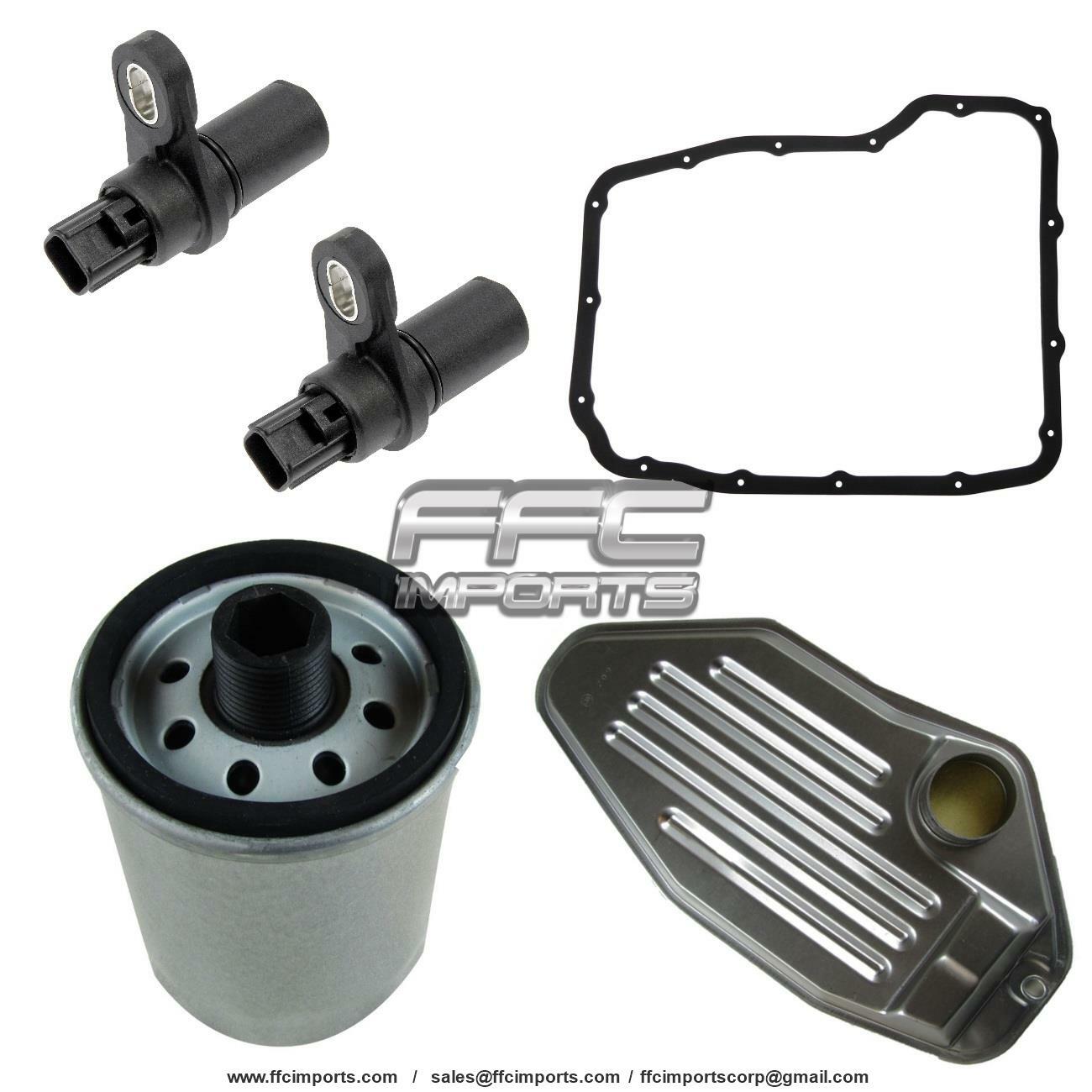 45RFE 545RFE 68RFE Speed Sensors SET WITH 2WD Filter & Pan Gasket 99-09 for JEEP