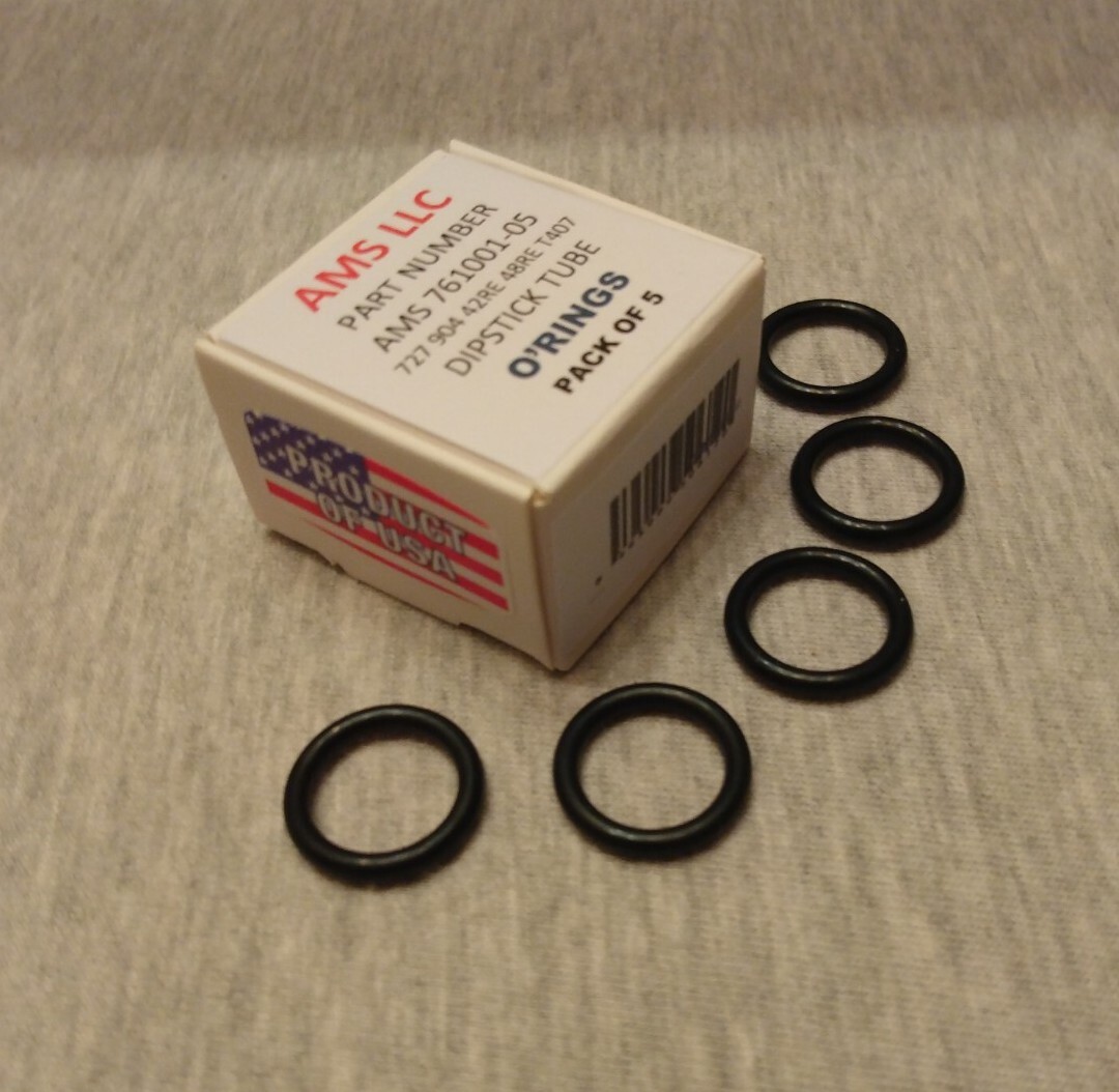 PACK OF 5 Chrysler 727 904 518 Torqueflite Dipstick Tube O-Rings AMS 762001 – 5