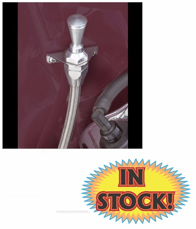 Lokar TD-3350400FM – Firewall Mount Trans Dipstick for GM 350 & 400- Stainless