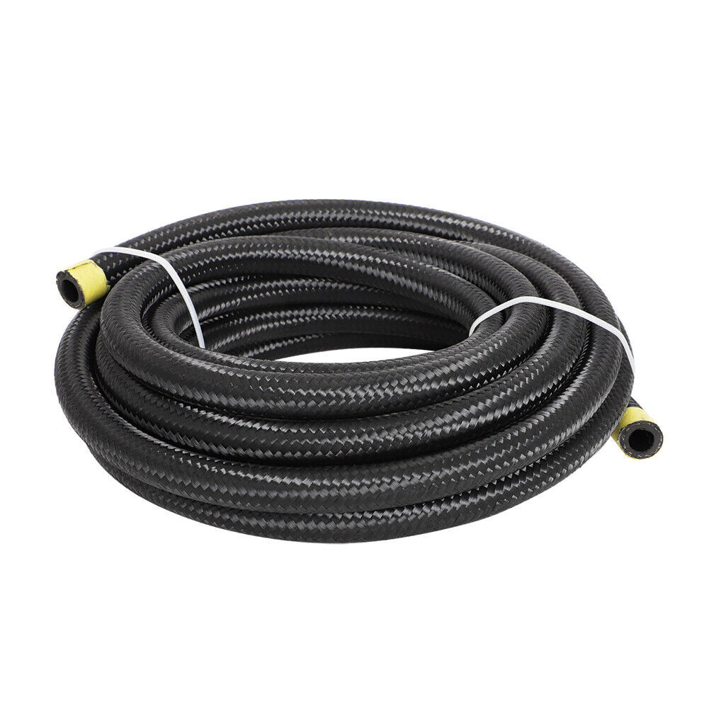 Automatic Transmission Cooler Line Kit Fit GM 4L80E 6AN Nylon Steel Braided Line