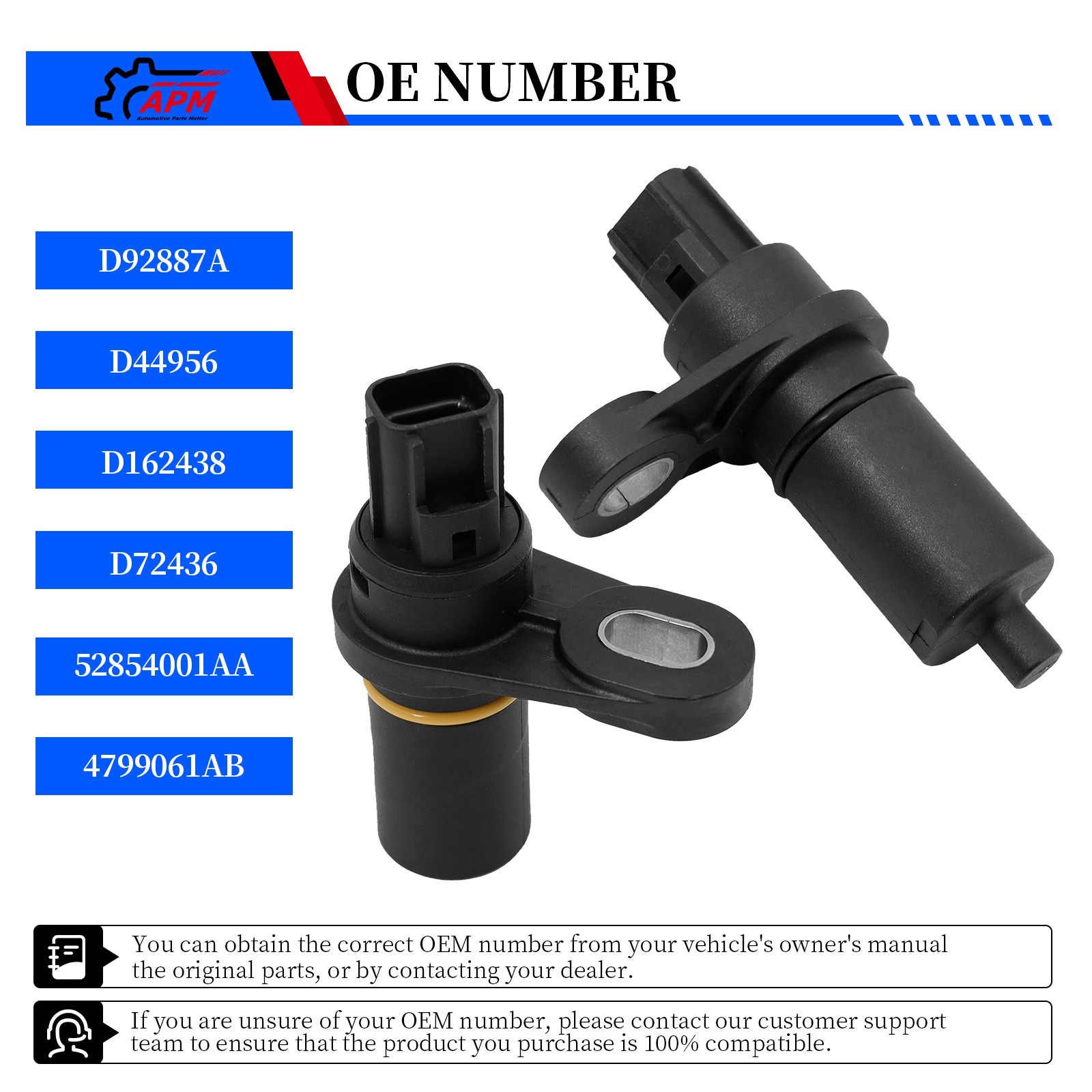 2 Pcs Transmission Input Output Vehicle Speed Sensor For Chrysler Dodge Jeep