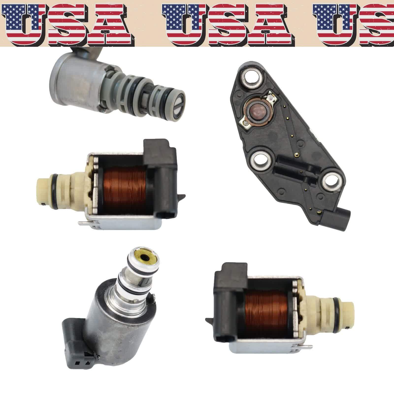 Set of 5 Transmission Solenoid Tcc Shift Epc For Chevrolet Buick 2003-2011