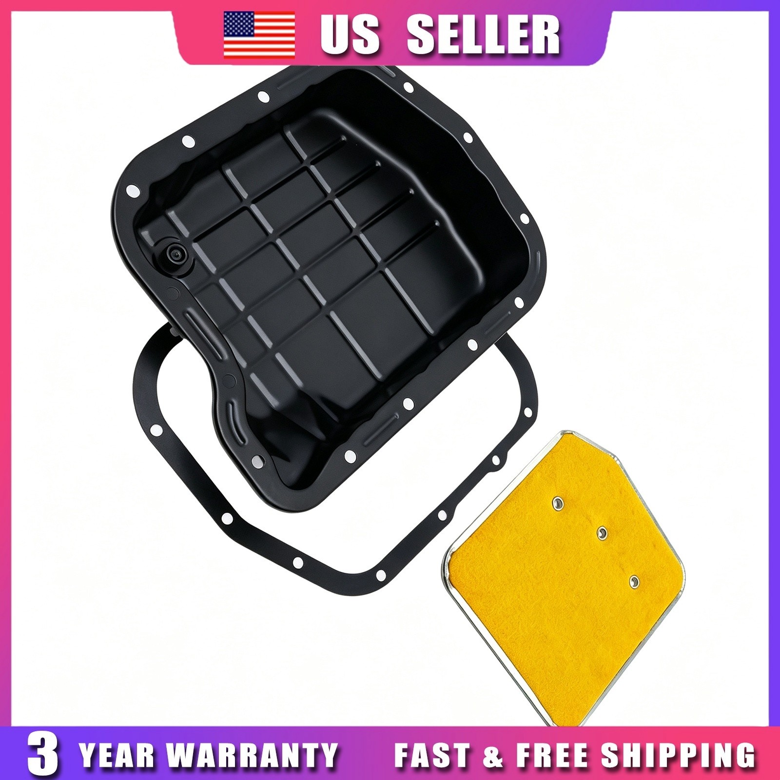 Fits Dodge Ram 1500 2500 3500 Dakota Trans Oil Pan With Gasket Filter Kit A518