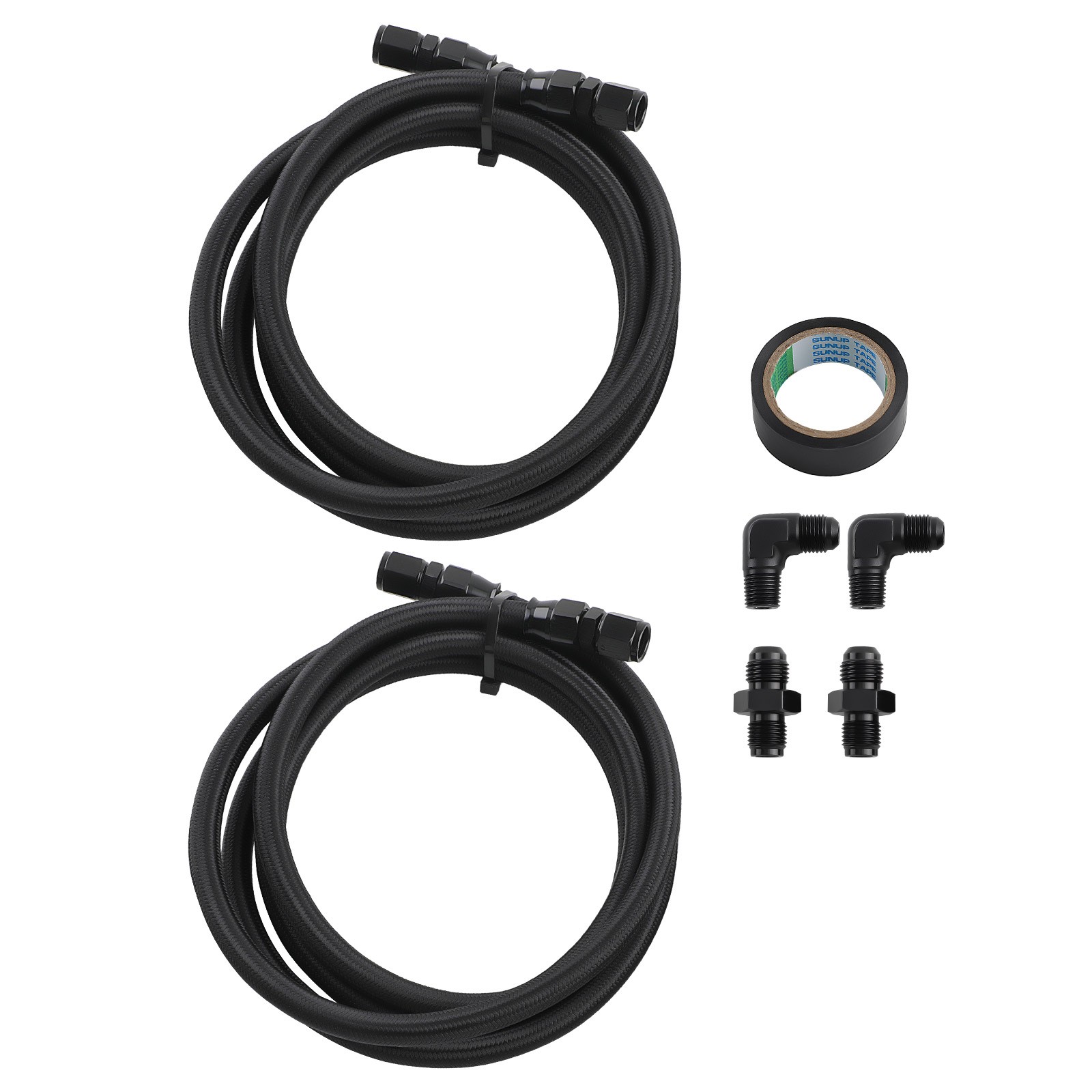 6AN Automatic Transmission Cooler Hose Line Kits For GM 4L60E 700R4 TH350 TH400