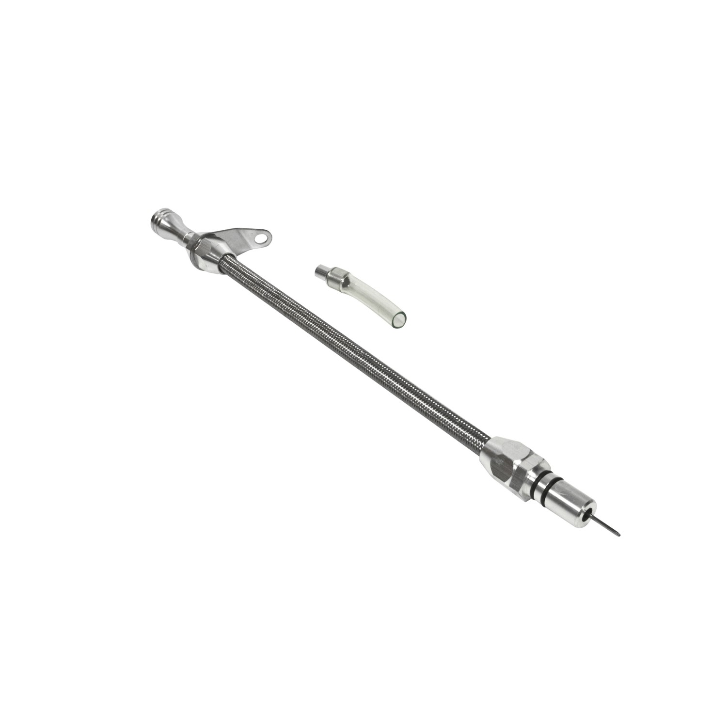 22166 B&M Auto Transmission Dipstick & Tube – Billet Aluminum/Stainless Steel