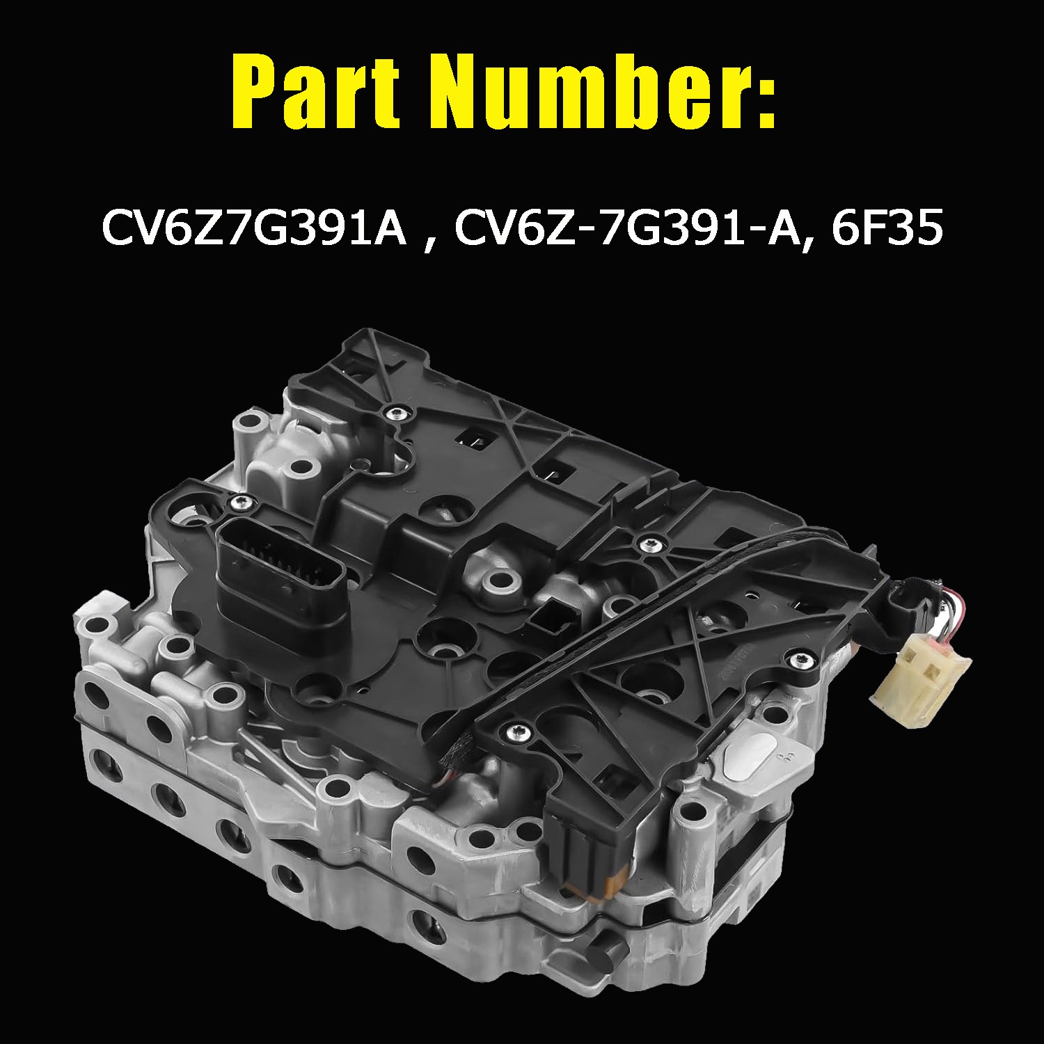 For Ford 2009-2018 6F35 Transmission Valve Body w/Solenoid Gearbox CV6Z-7G391-A