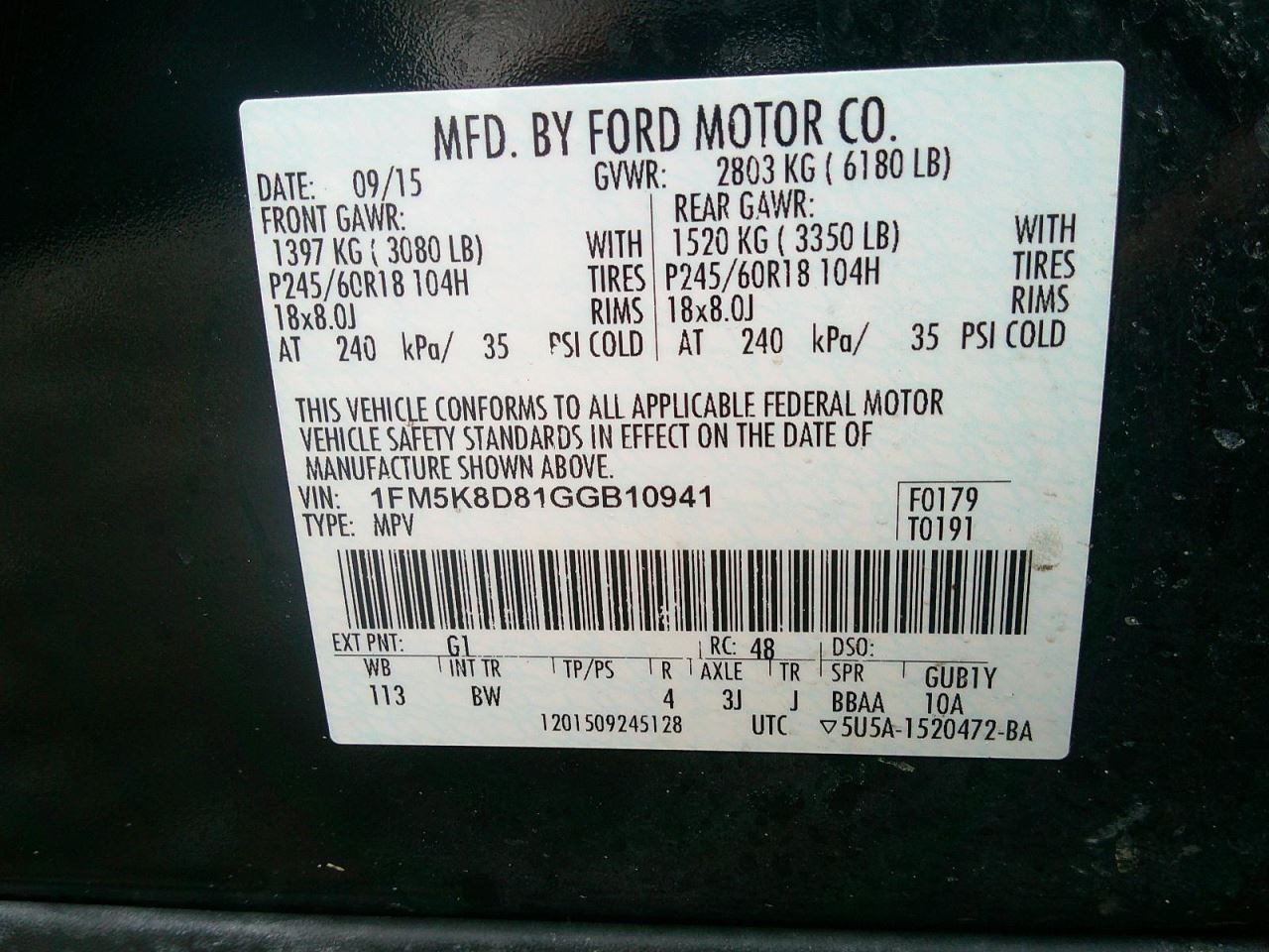 Transfer Case 3.5L Without Turbo Fits 13-19 EXPLORER 600203