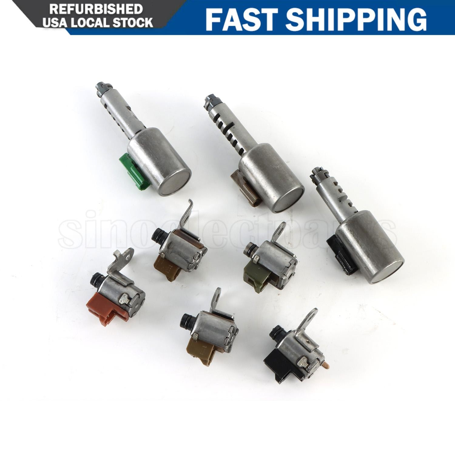 8pcs Transmission Solenoids Set for AW55-50SN AW55-51SN AF33-5 AW235 RE5F22A