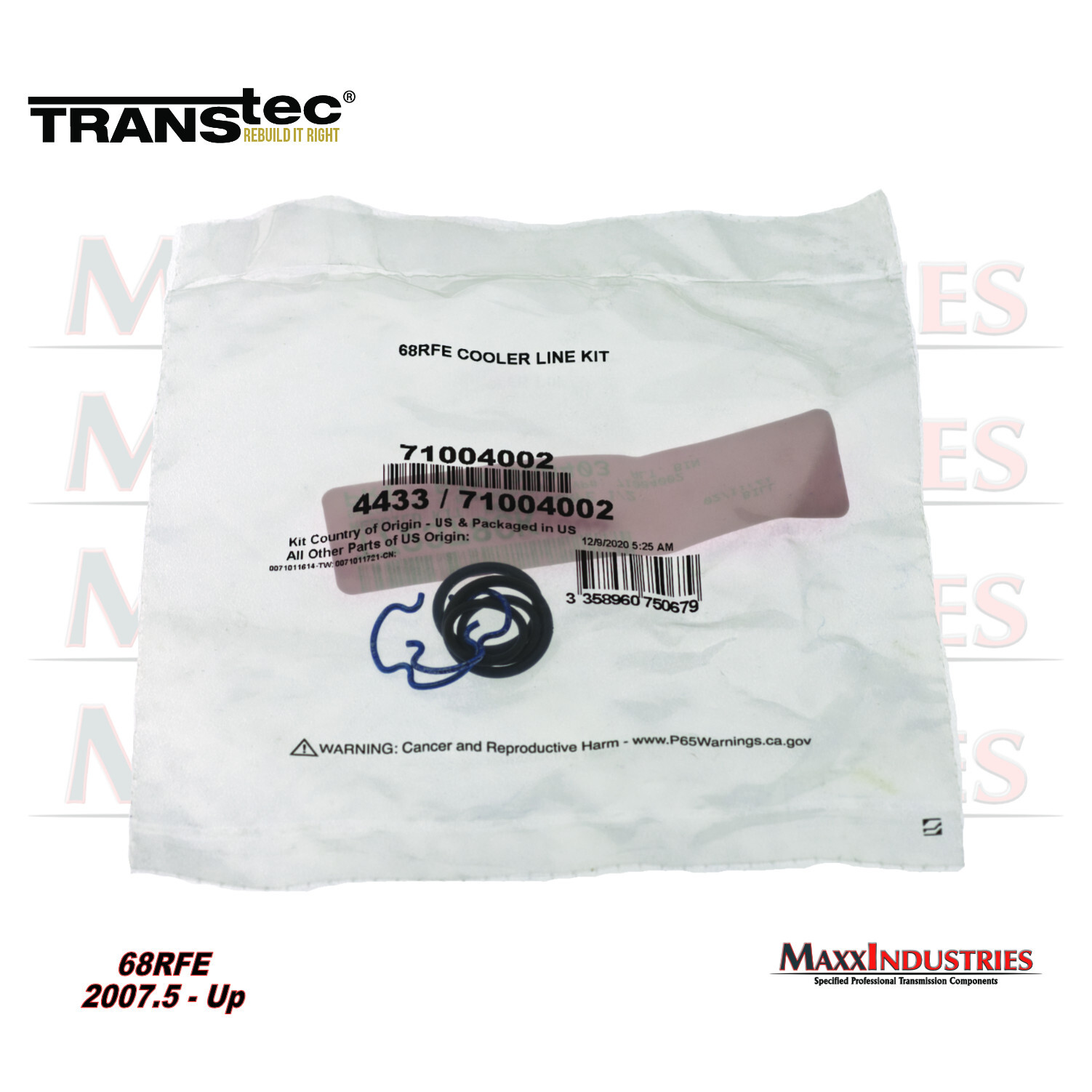 fits Ram 6.7 Diesel 68RFE Transmission Cooler Line Fitting O-ring set 2007-18