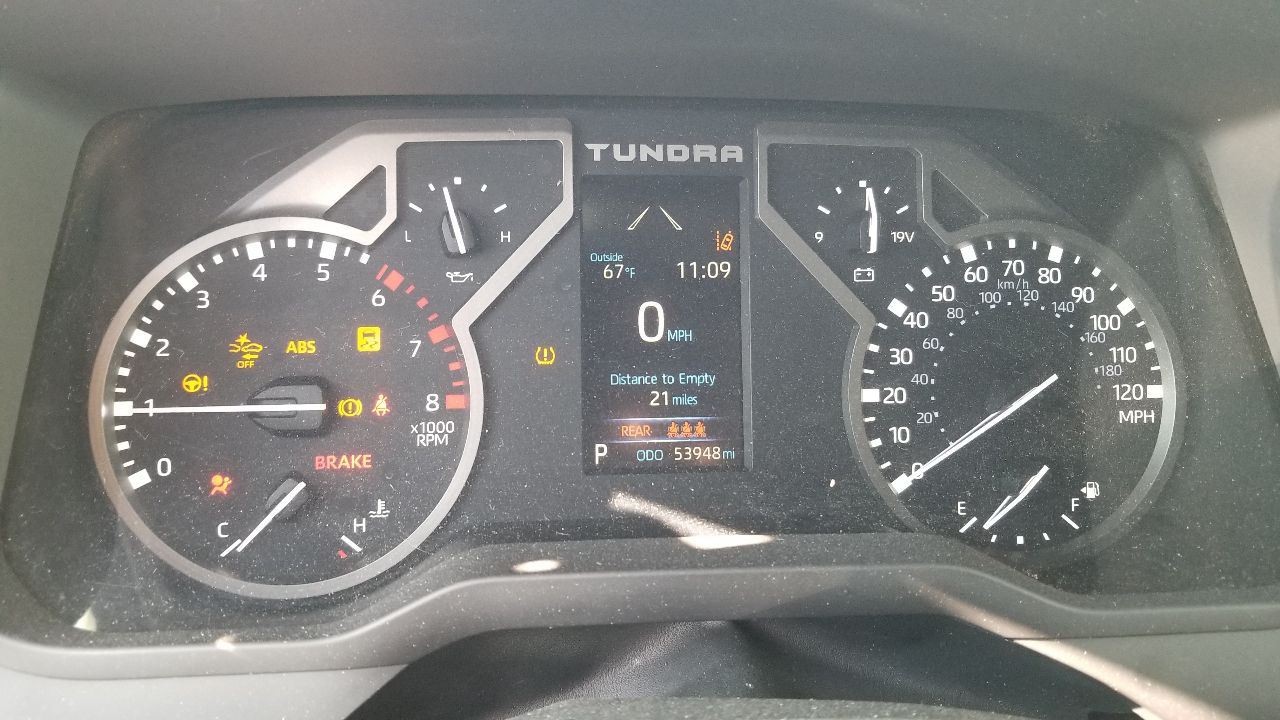 Automatic Transmission Gasoline 2WD 4X2 3.4L NON HYBRID 2022 TOYOTA TUNDRA 53K