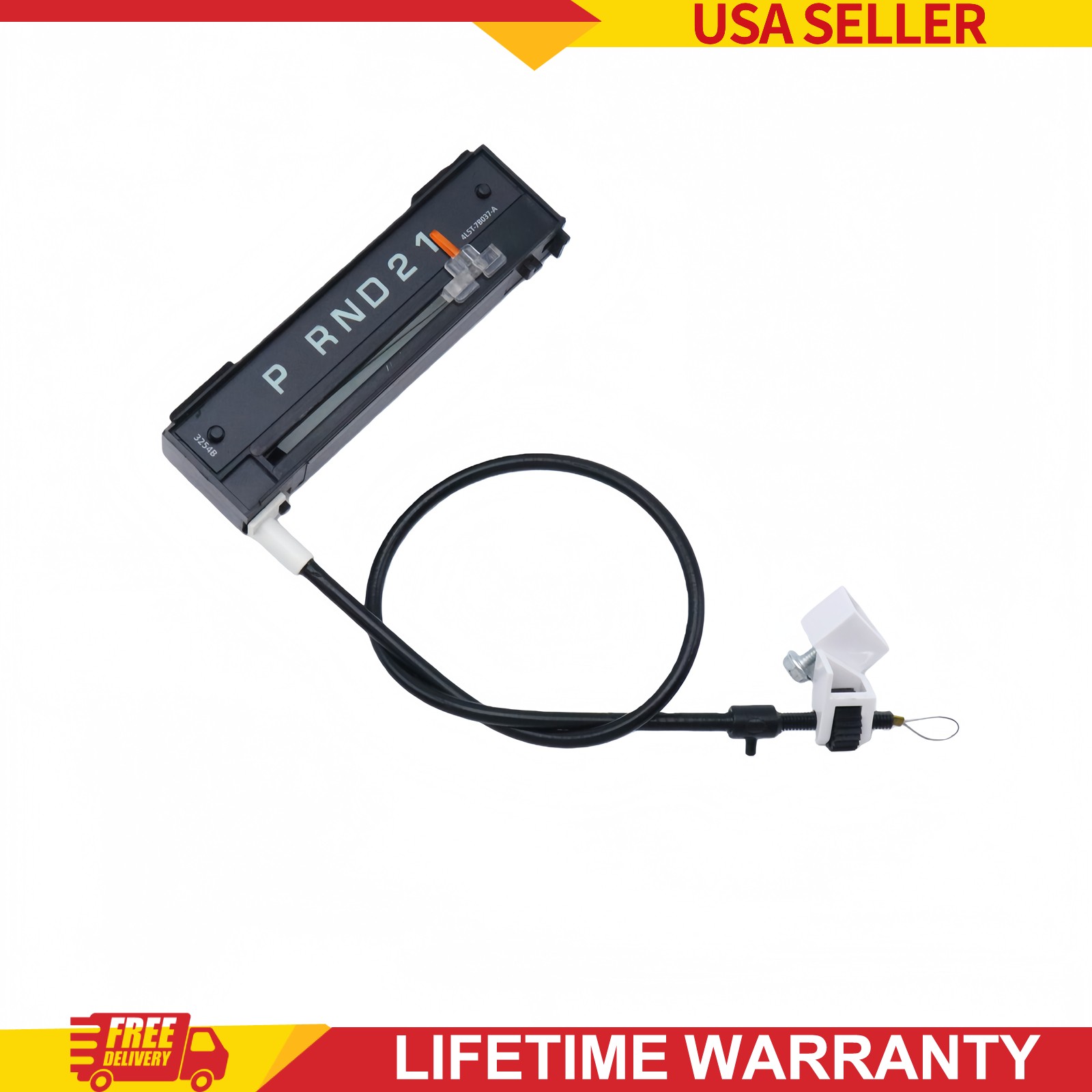 Shift Indicator Selector Cable w/ Clip Fits for Ranger 2.3L 3.0L 4.0L 04-11 NEW
